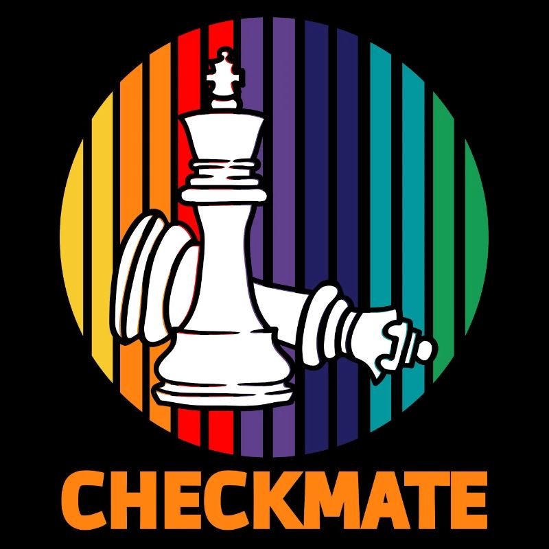 T-shirt échecs et mat