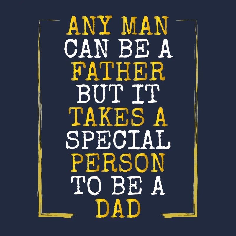 Ein Besonderer Mensch wird ein Vater