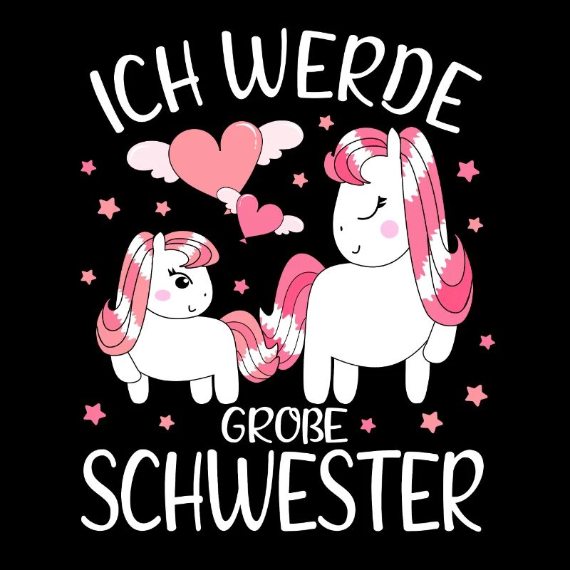 Ich Werde Große Schwester Einhorn Mädchen Geschenk