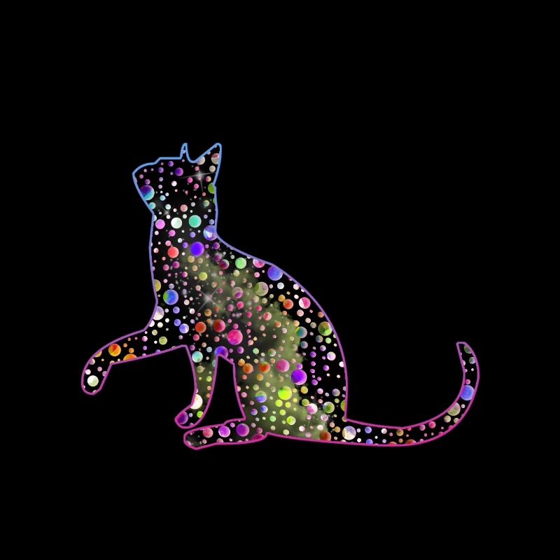 Colorful cat