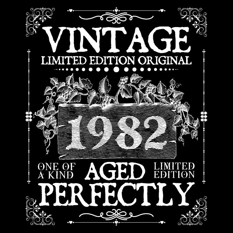 1982 | Vintage Perfectly seit 1982 Geburtstag