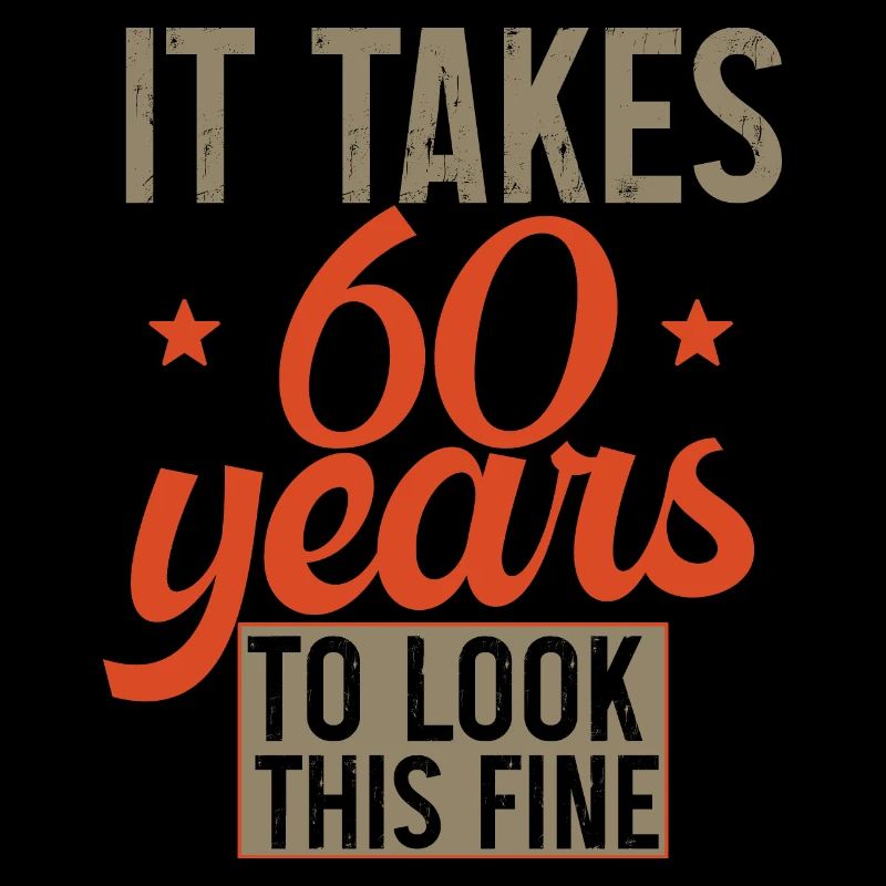 It takes 60 years retro birthday gift