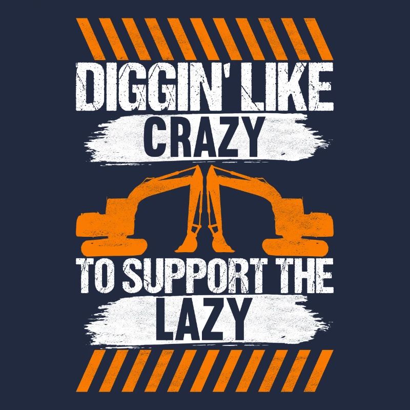 Baustelle Bagger Baggerfahrer