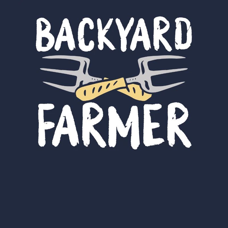Farmer in the backyard