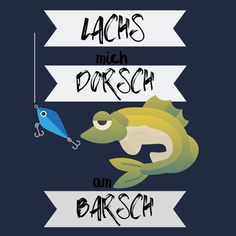 Angler Lachs mich Dorsch am Barsch