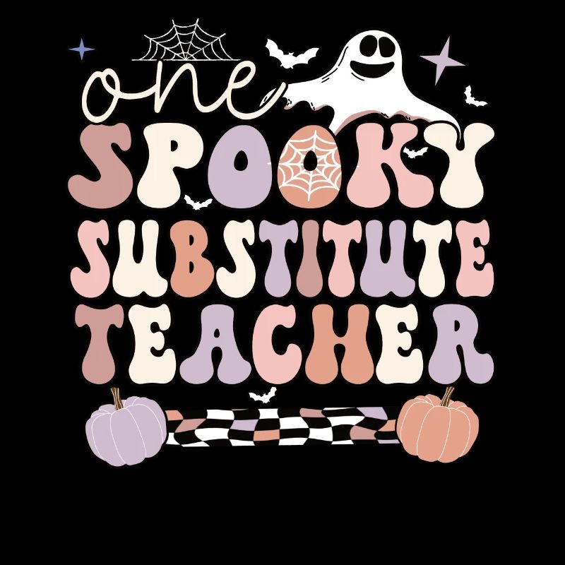 Enseignant suppléant Halloween School Sub Teacher