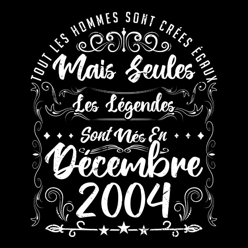 Les Légendes Sont Nés En Décembre 2004