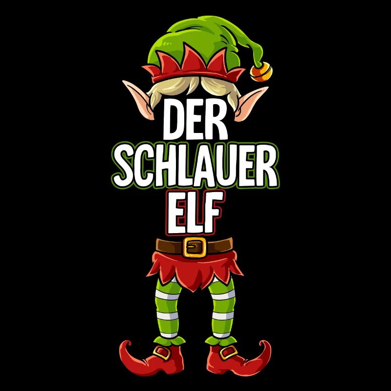 Schlauer Elf Partnerlook Weihnachten