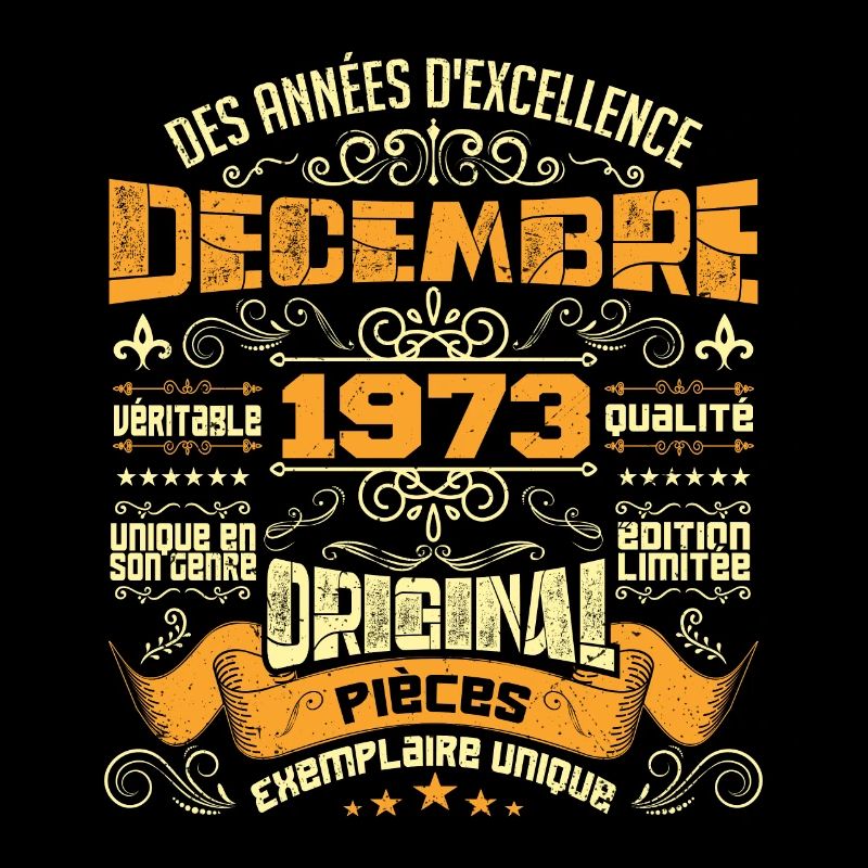 MILLÉSIME DÉCEMBRE 1973 ORIGINAL PIÈCES