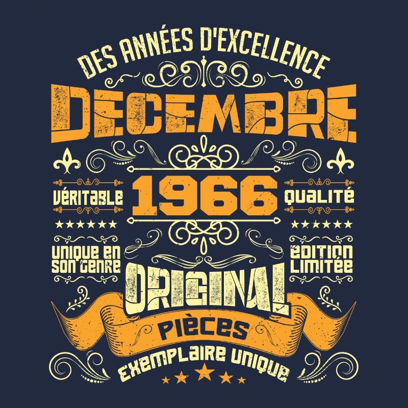 MILLÉSIME DÉCEMBRE 1966 ORIGINAL PIÈCES