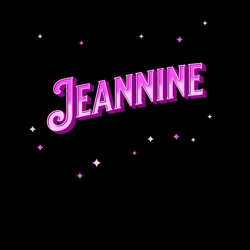 Jeannine name personalized