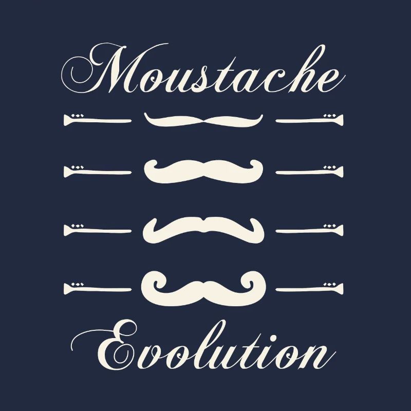 moustaches evolution, Idée cadeau d'élégance.