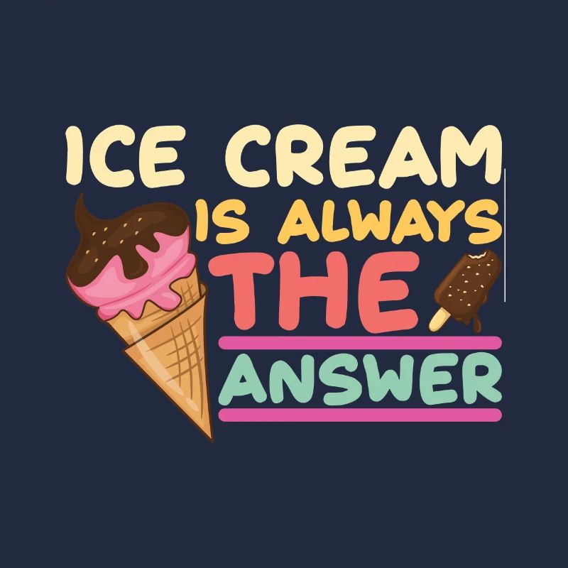 Eiscreme logo Sommer Softeis Geschenkidee