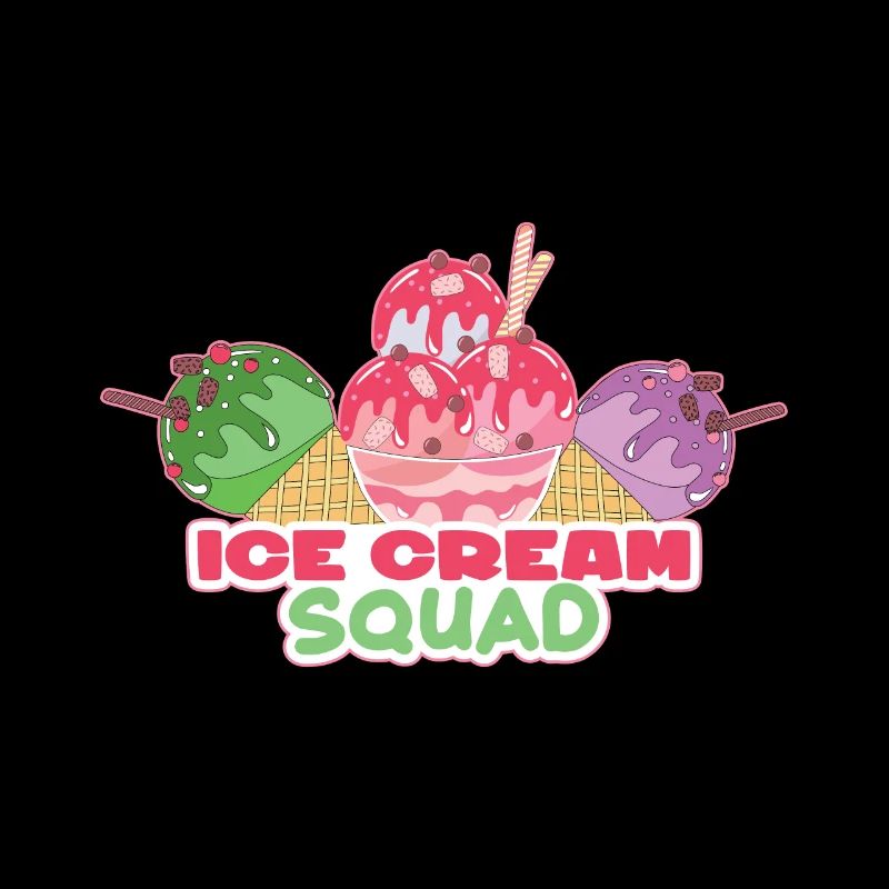 Ice cream logo Summer Soft Ice Cream Gift Idea