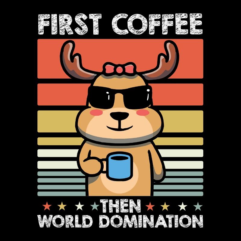 Hirsch Kaffee Sonnenbrille