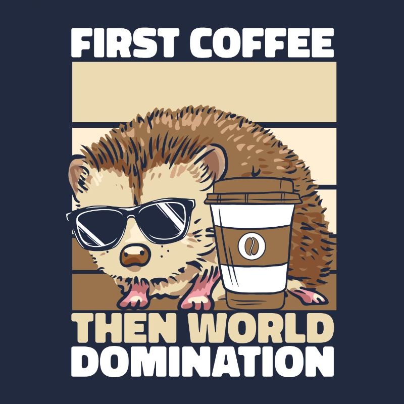 Igel Kaffee Sonnenbrille