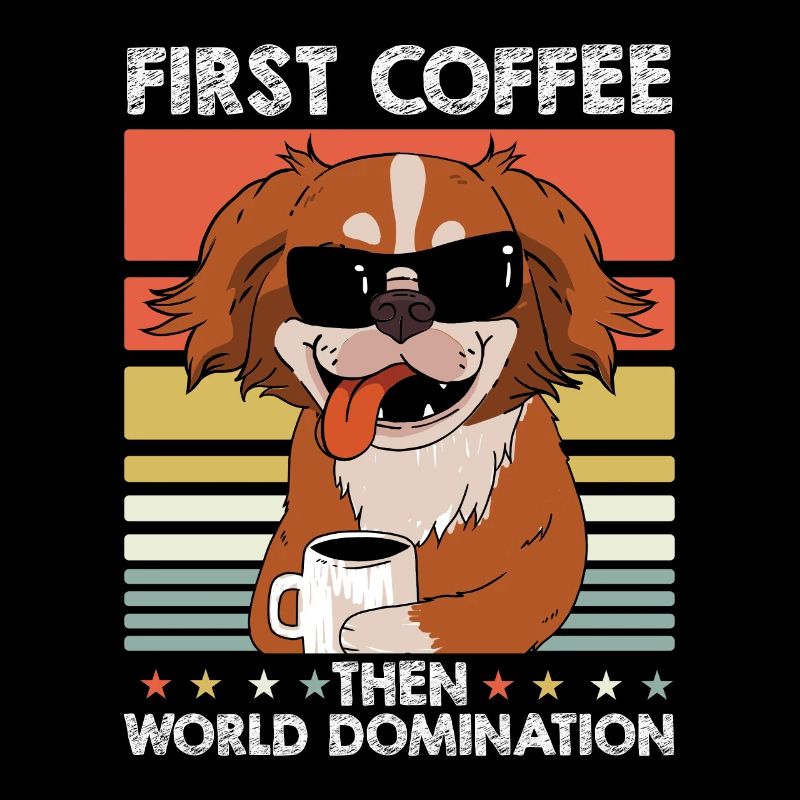 Pekingese Kaffee Sonnenbrille