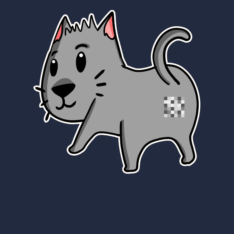 Katze Arsch - Katze Hintern