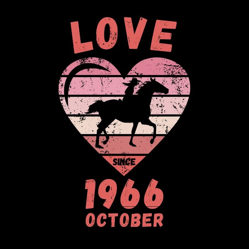 Amour équitation Anniversaire Octobre 1966