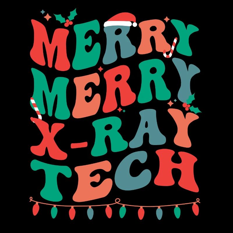 Technologue en rayons X Noël Radiologie Tech Xmas