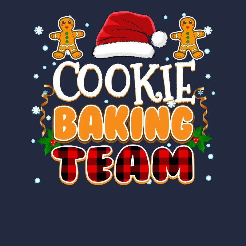 Équipe de cuisson de biscuits Mignon Noël Appariement familial
