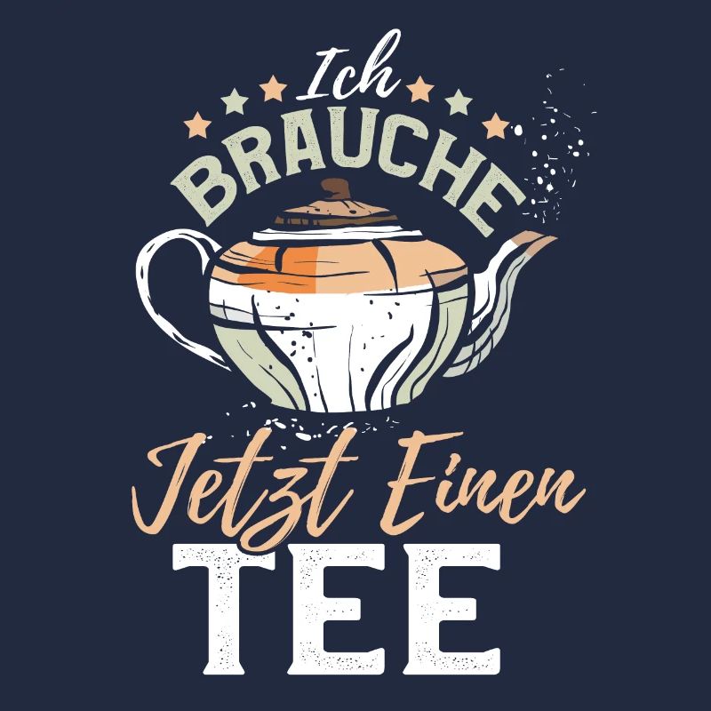 Lustiges gemütlich Bio Tee Trinker Spruch design