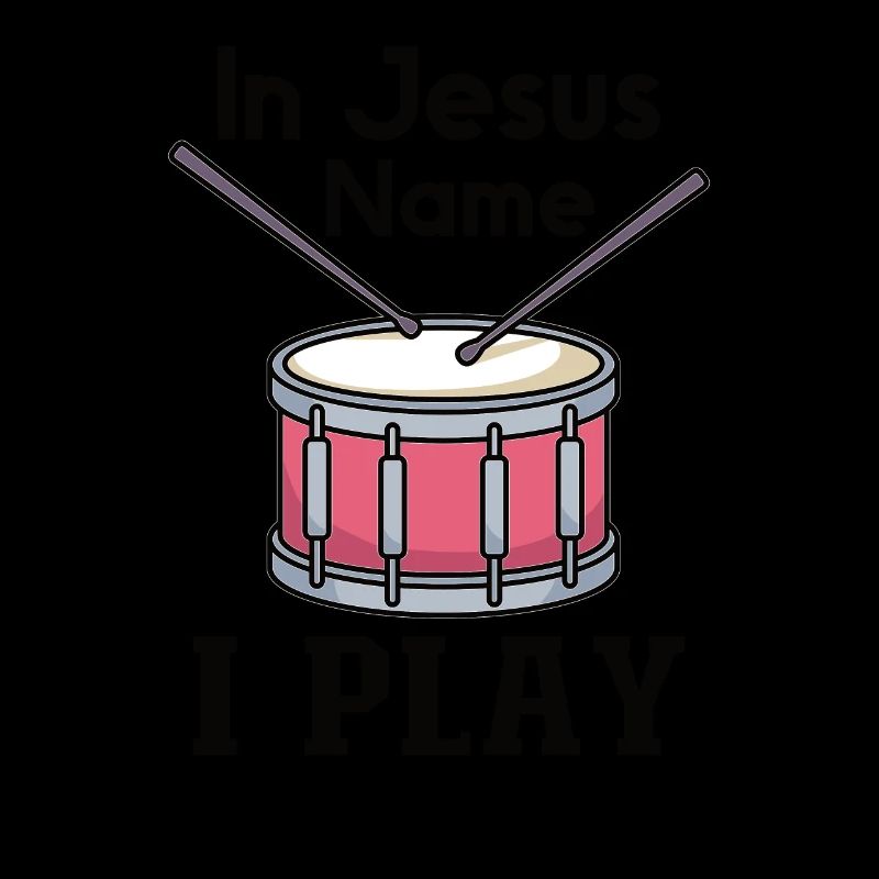 Drum Player Jesus Drum set Pick Jesus Drums Player
