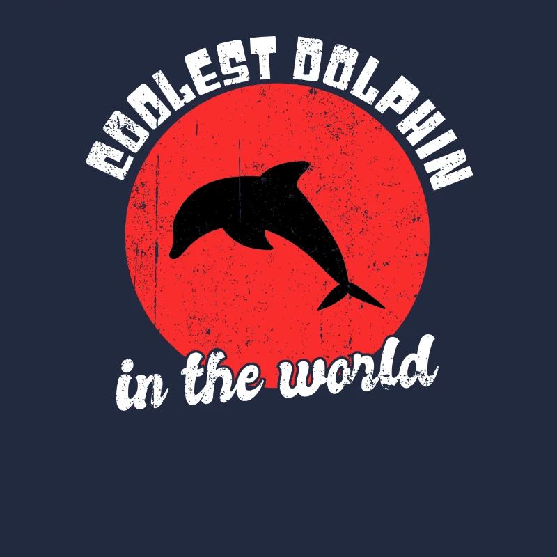 Cooler Delfin Spruch