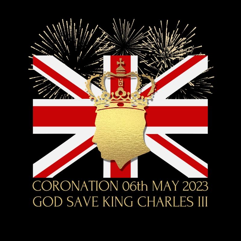 Couronnement du roi britannique Charles Angleterre Drapeau