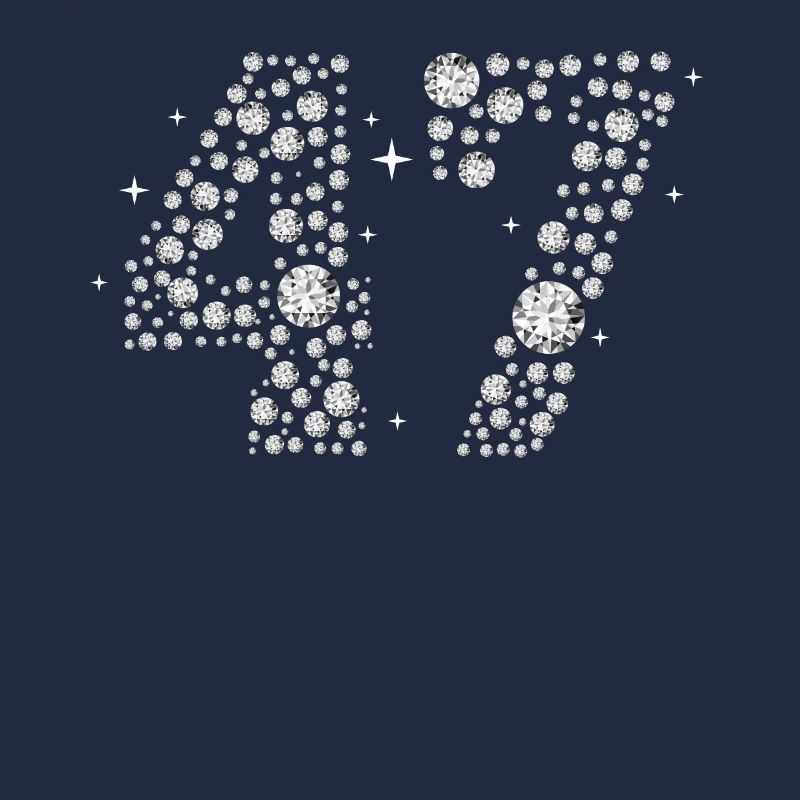 47 Cadeau d’anniversaire Diamond Glitter