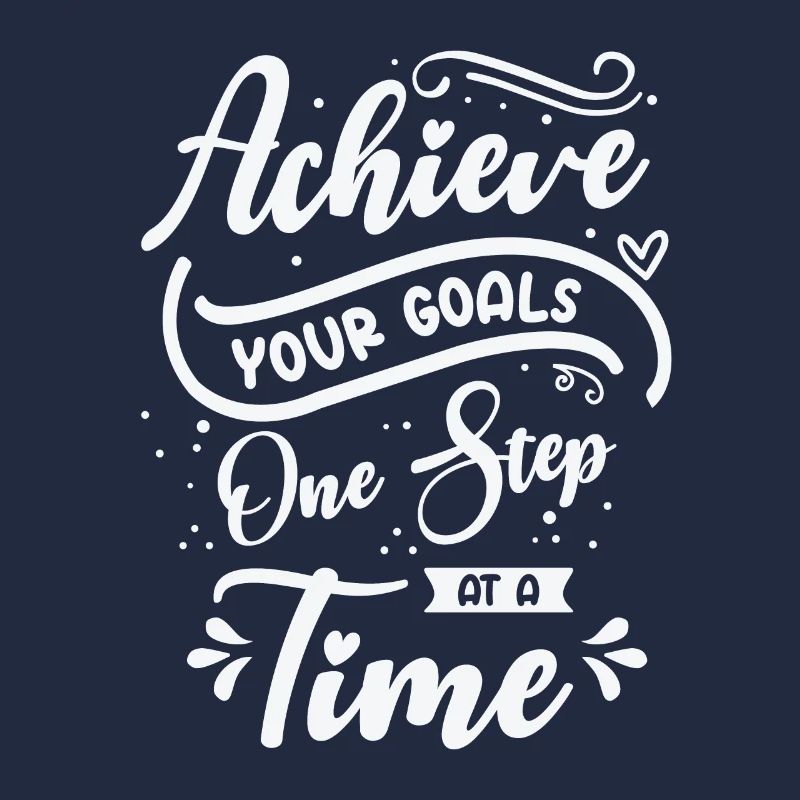 Typographie d’objectif La vie cite un message positif