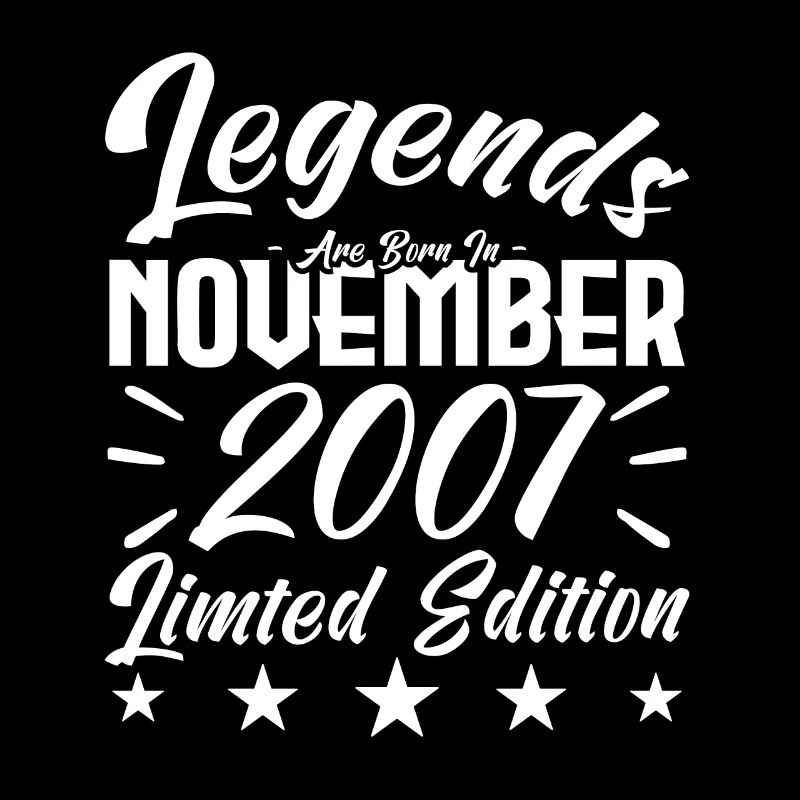 Legenden werden im November 2007 Jubiläumsgeschenk geboren