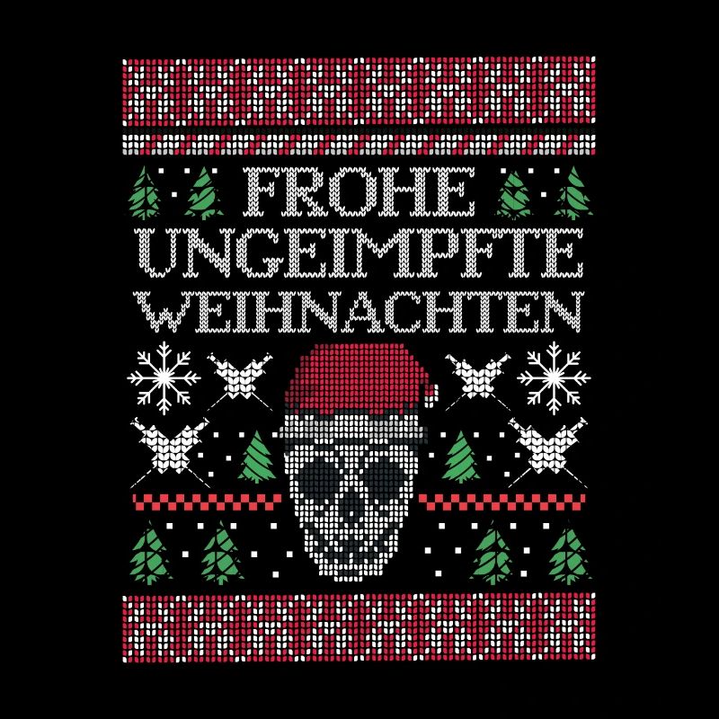 Joyeux Noël Crâne de Noël laid
