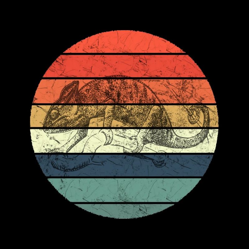 Caméléon - Rétro Vintage Sunset