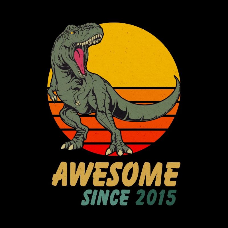 Dinosaur Trex Awesome Since 2015
