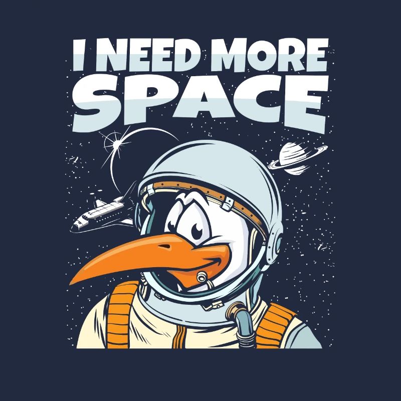 Möwe Astronaut I Need More Space
