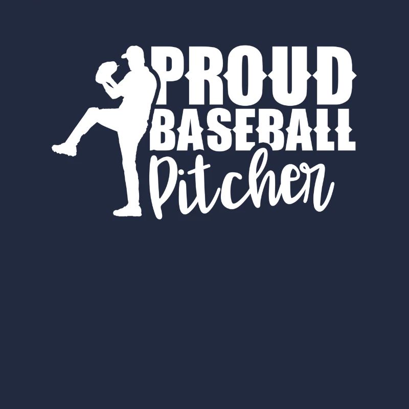 Stolzer Baseball-Pitcher Baseball Werfer Spieler