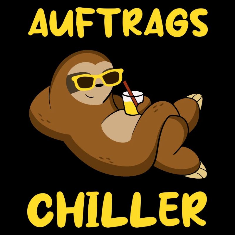 Faultier Schildkröte Auftragschiller Geschenk