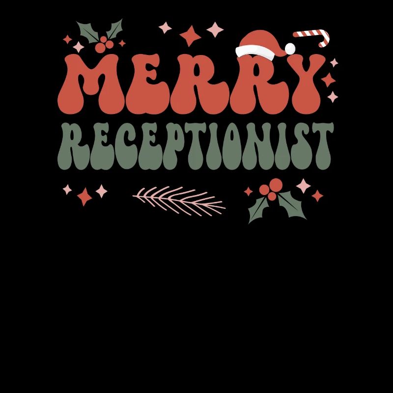 Receptionist Christmas Reception Front Desk Xmas