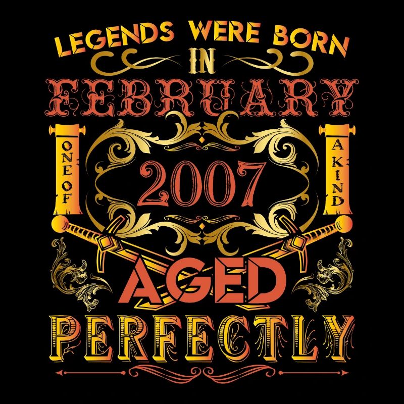Februar 2007 - Geburtstag 2007 wurden Legenden geboren.