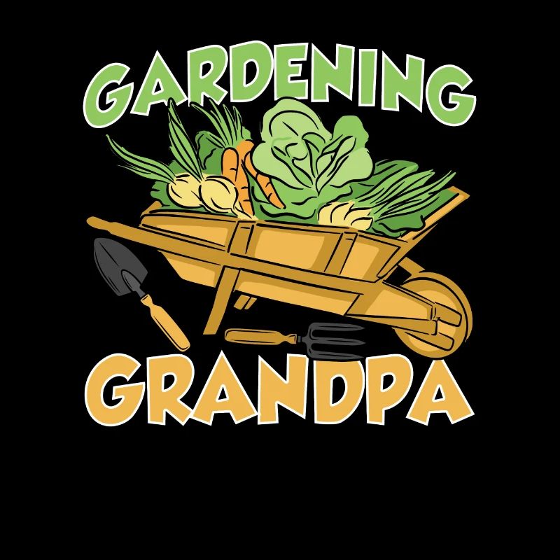 Gartenarbeit Opa Gärtner Großvater Garten
