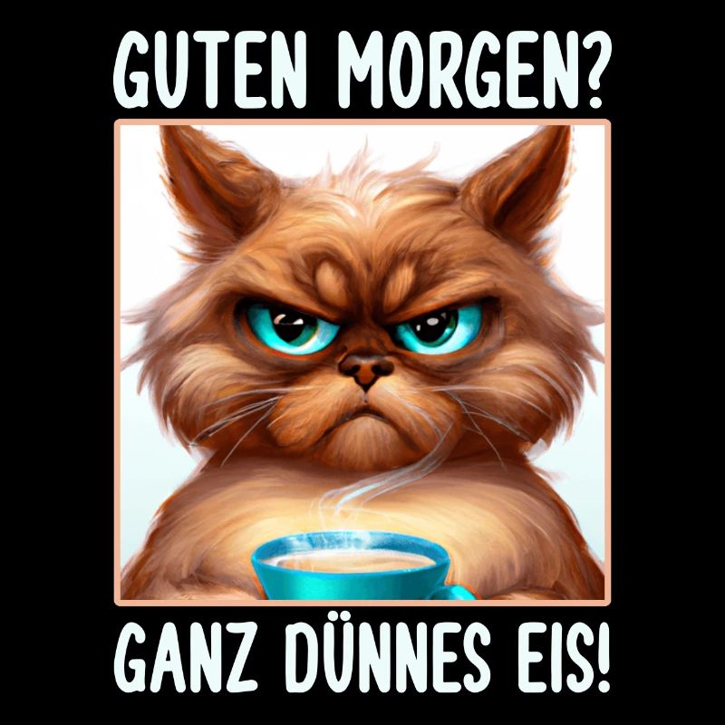 Kaffee Morgenmuffel Mitarbeiter Kaffee Katze