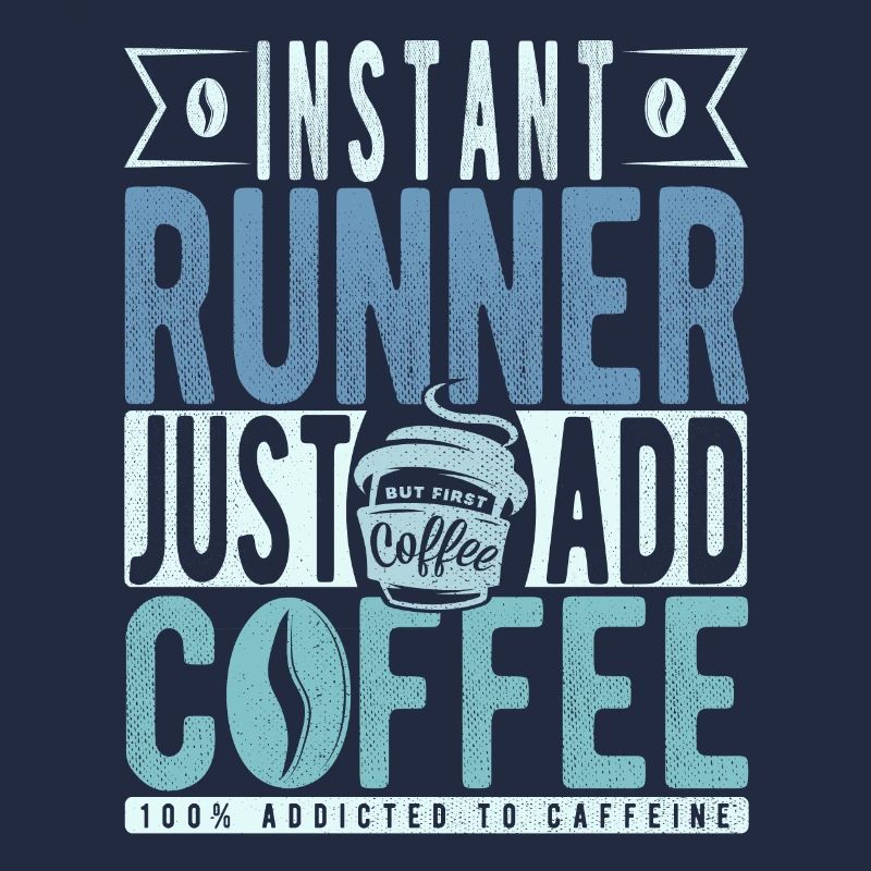 Läufer Kaffee Spruch