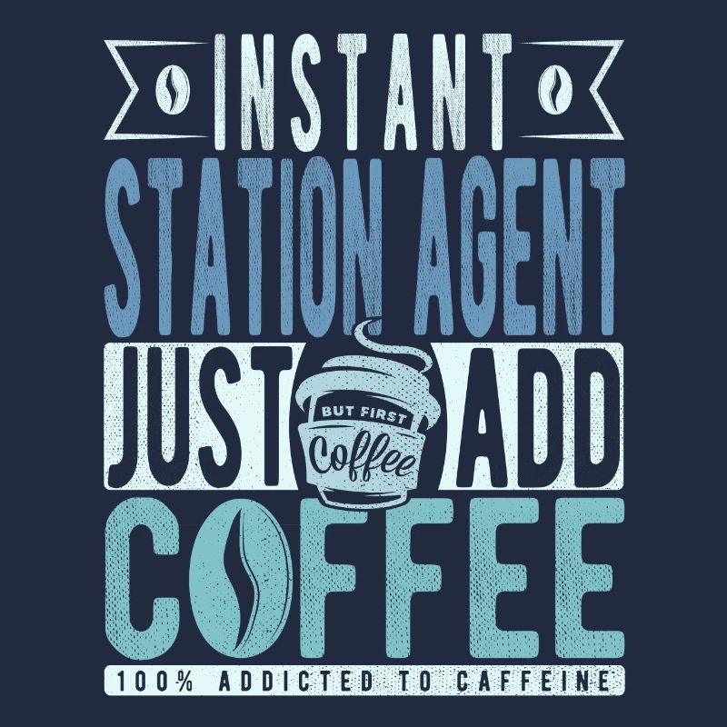 Stationsagent Kaffee Spruch