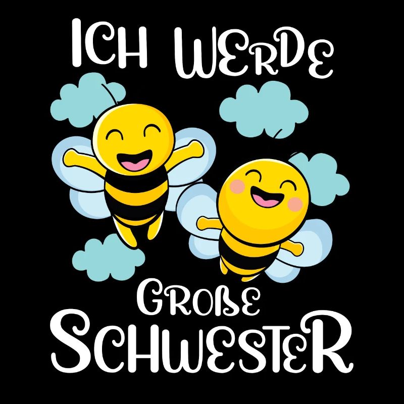 Ich Werde Große Schwester Bienen Mädchen Geschenk