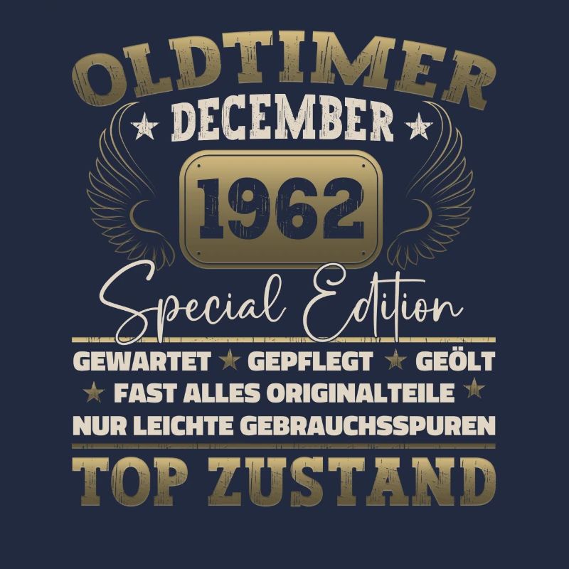 Oldtimer Dezember 1962 - 60. Geburtstag Geschenk
