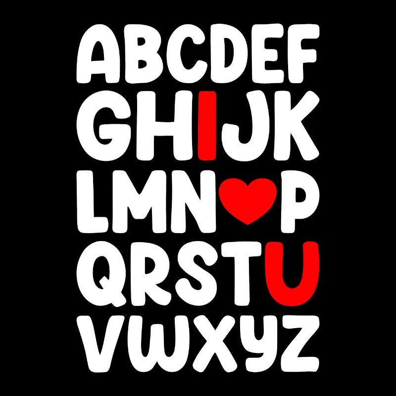 ABC Je t’aime - Alphabet doux