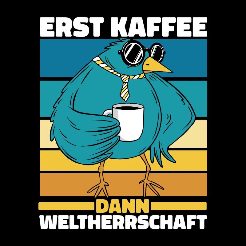 Vogel Ornithologe Kaffee Sonnenbrille