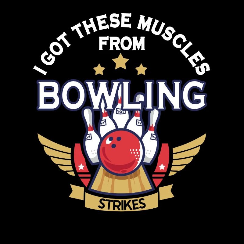 Équipe de bowling drôle Bowler Strike idée cadeau