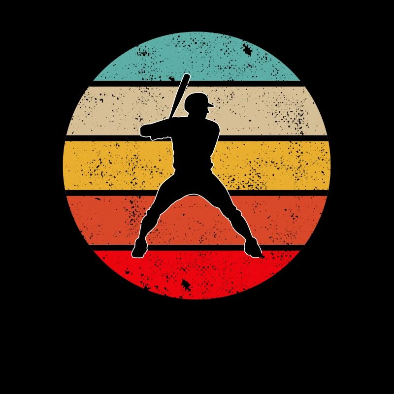 Logo rétro du baseball